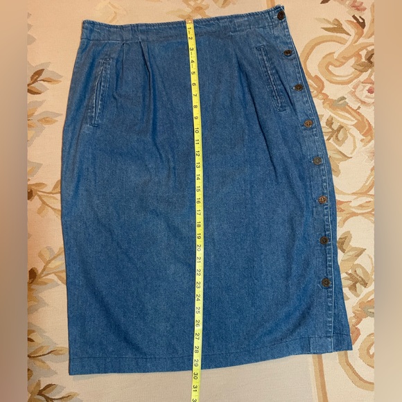 Side button Denim skirt by truly your sport size 16 - Picture 5 of 5